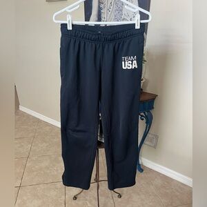 Nike Therma-Fit Team USA Navy Straight Leg Sweatpants - M